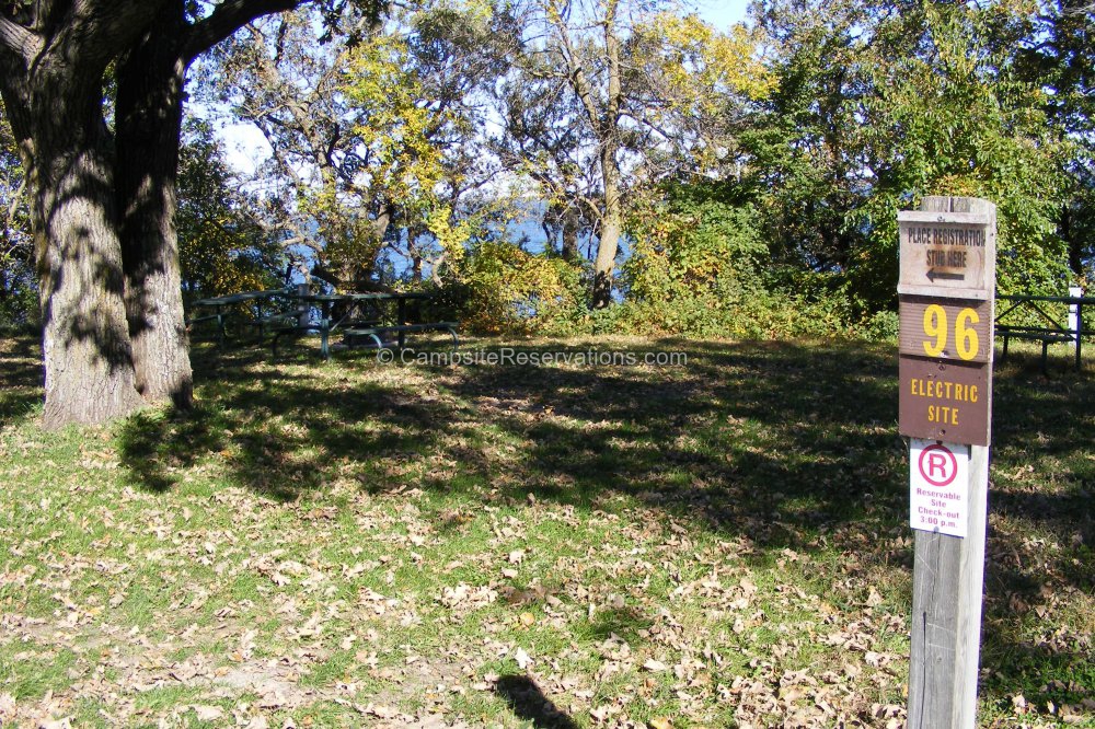 Campsite 096 in Marble Beach State Park Campground at Marble Beach